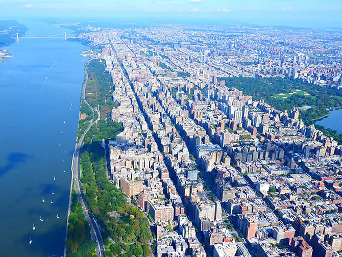 Helikoptertur i New York - Utsikt over Central Park