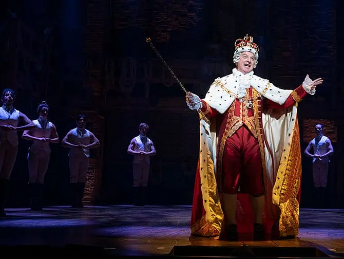 Hamilton on Broadway Tickets The King
