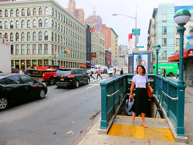 Subway i New York - Canal Street