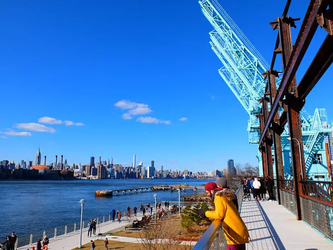 Brooklyn i New York - Park in Williamsburg