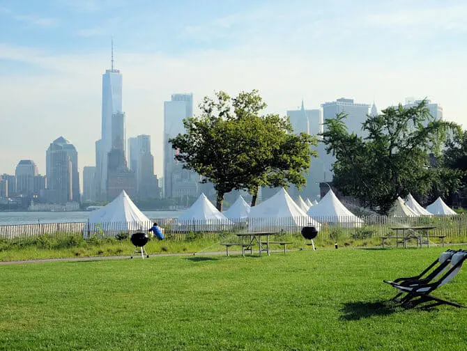 Ting å gjøre på Governors Island - telt