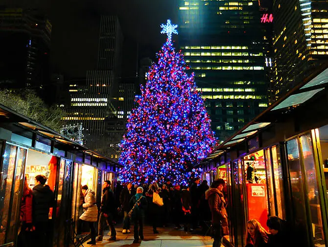Julemarked i New York