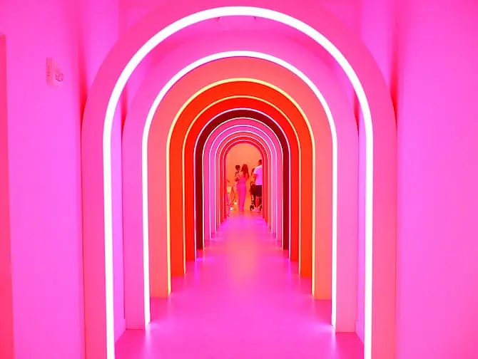 Museum of Ice Cream i New York - Rosa Subway