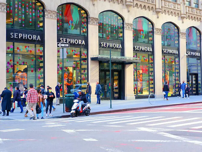 Shopping på Upper East Side i New York Fifth Avenue