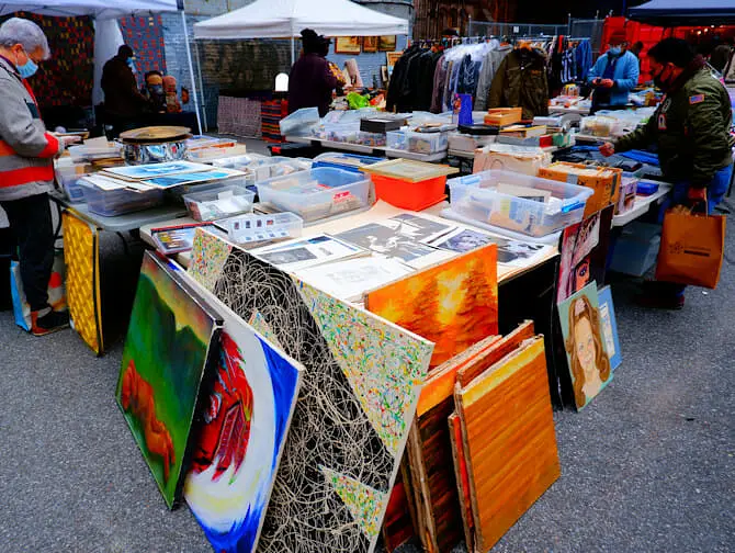 Loppemarked i New York - Chelsea Flea Market Manhattan
