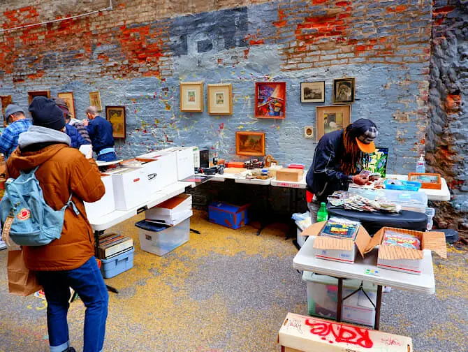 Loppemarked i New York - Chelsea Flea Market