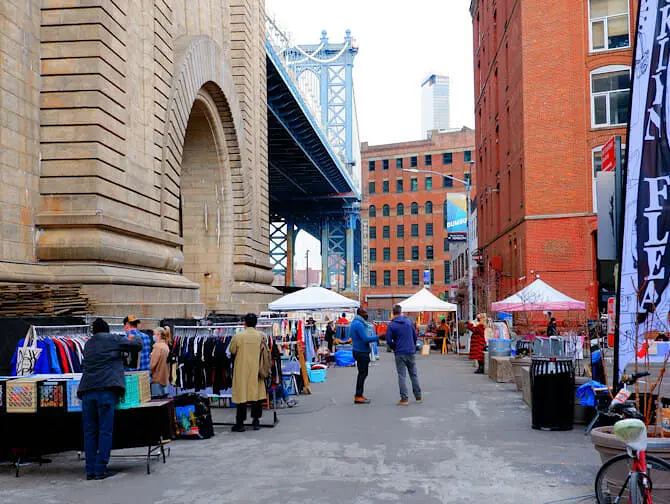 Loppemarked i New York - Dumbo Flea Market Brooklyn