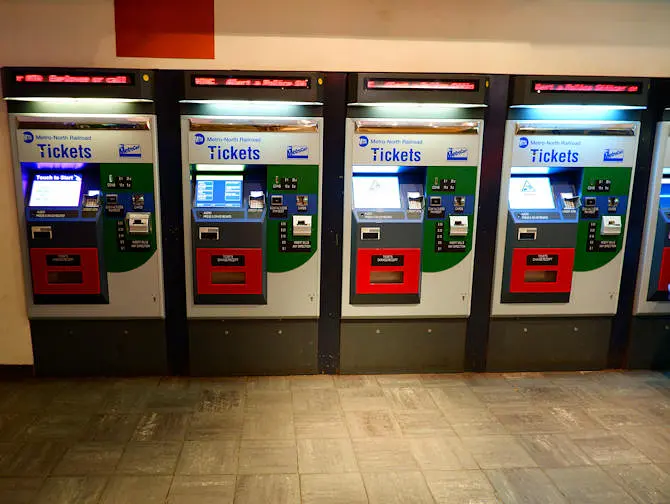 Long Island Rail Road i New York - billettautomat
