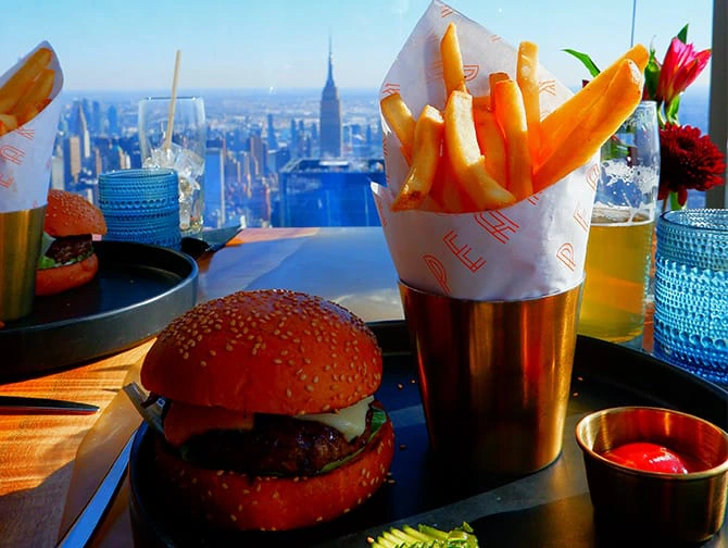 Beste hamburgere i New York - Burgeren på Peak