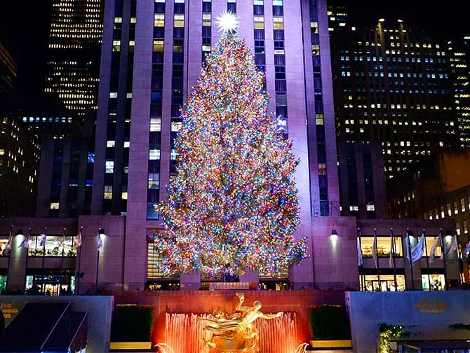 Rockefeller Center Christmas Tree Lighting Ceremony
