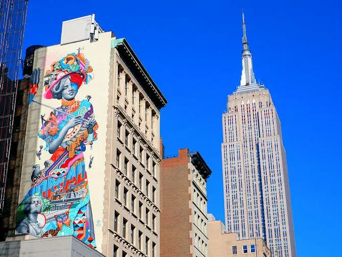Gatekunst i New York - Manhattan NYC