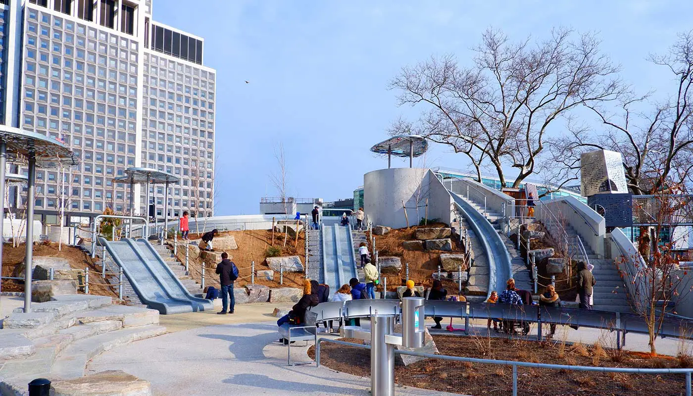 Lekeplasser i New York - Battery Playscape