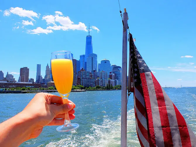 Cruise med brunsj i New York