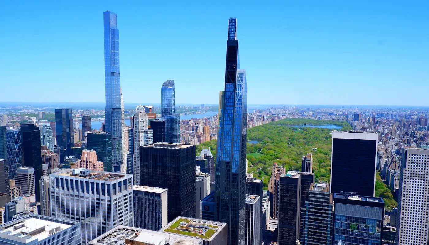 Beste observasjonsdekk i New York - Top of the Rock
