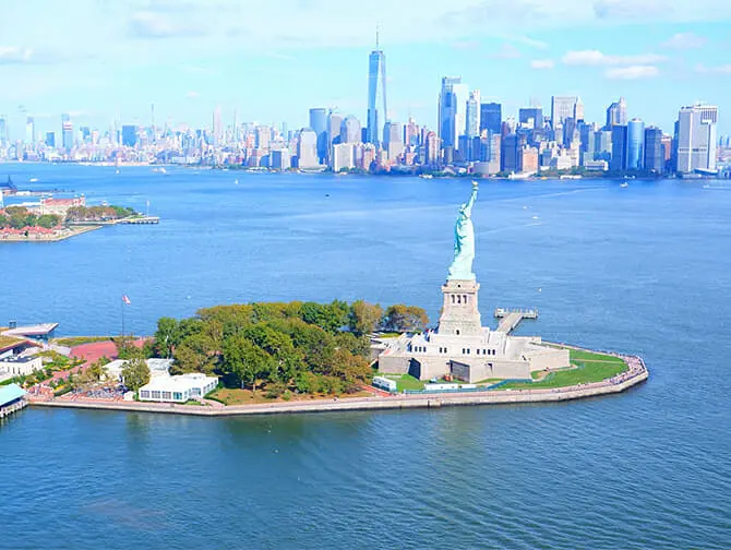 Privat helikoptertur i New York