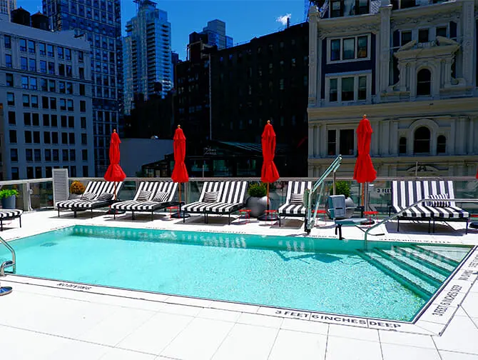 Hotell med basseng i New York