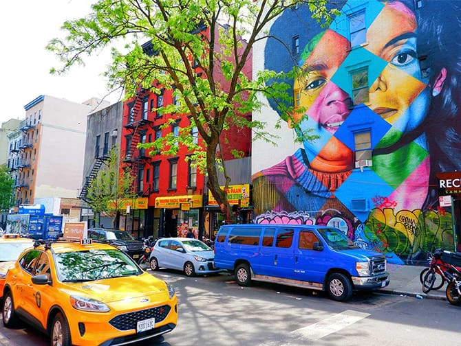 Vandreruter i New York - East Village - Lower East Side
