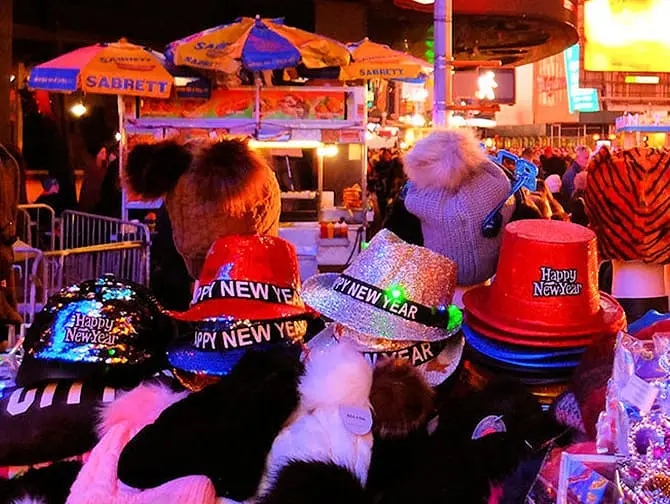 Hva er åpent rundt nyttår i New York?