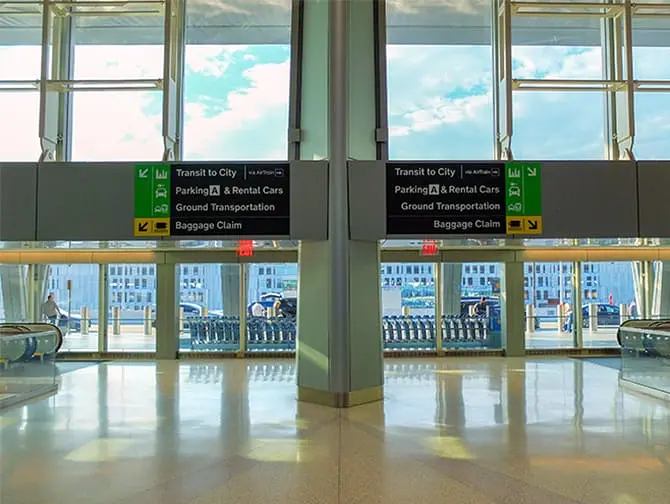 Newark Liberty International Airport - Flyplasstransport