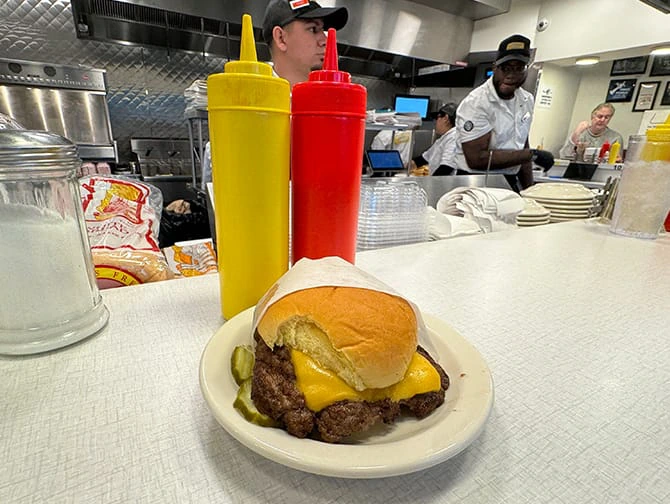 Beste hamburgere i New York - Burgeren på Hamburger America