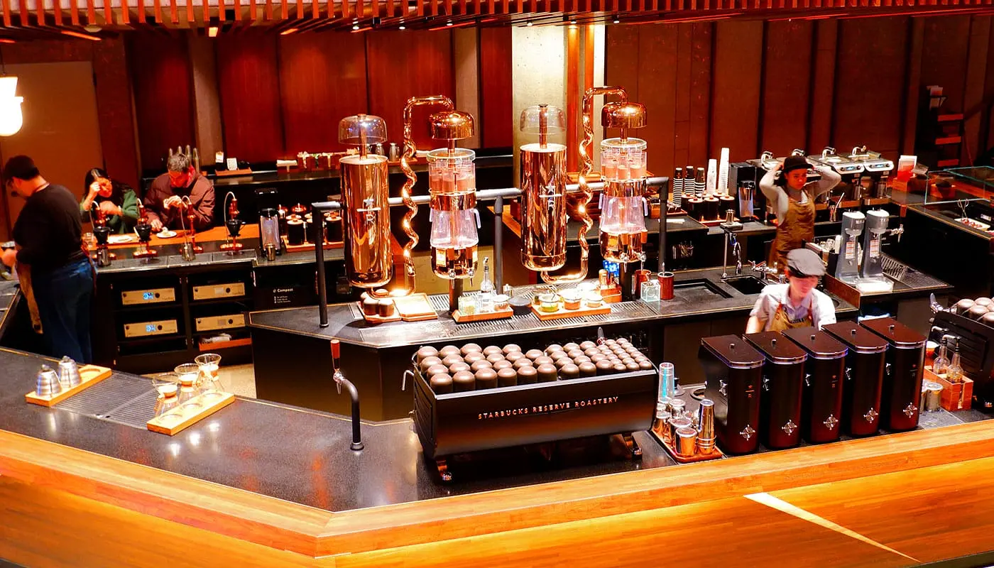 Beste kaffe i New York - Starbucks Reserve Roastery New York