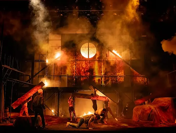 The Outsiders Broadway tickets - scene