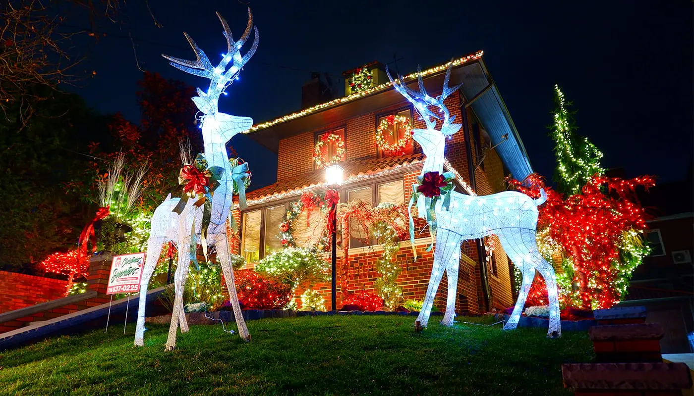 Dyker Heights Christmas Lights - Dekorert hus