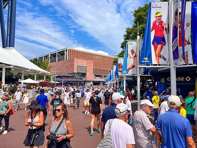 US Open Tennis Tickets - Stemningen