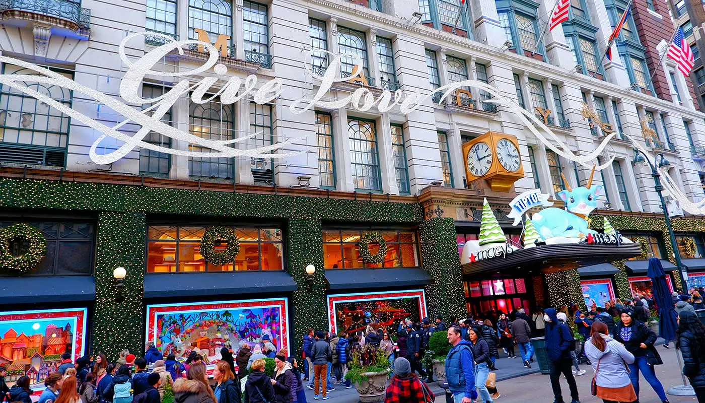 Reiseplan for jul i New York - Macys
