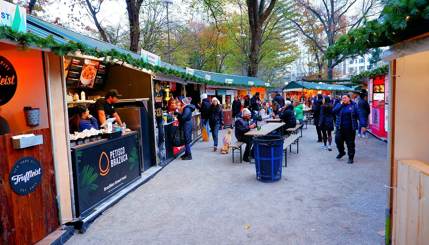 Reiseplan for jul i New York - Union Square julemarked