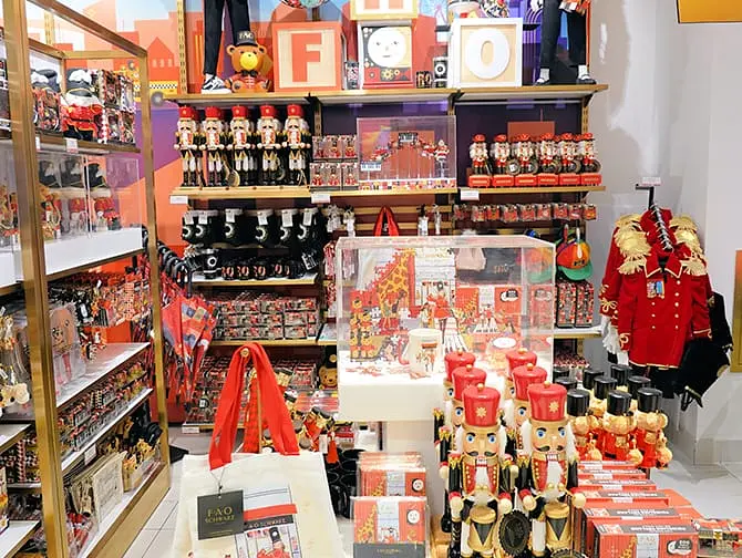FAO Schwarz i New York - Avdelinger