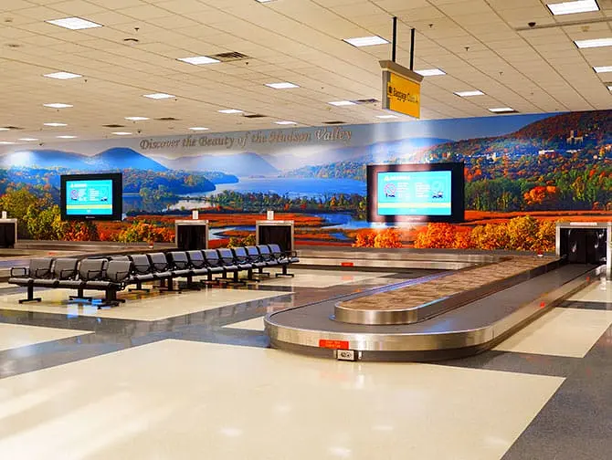 New York Stewart International Airport SWF - Bagasjeutlevering