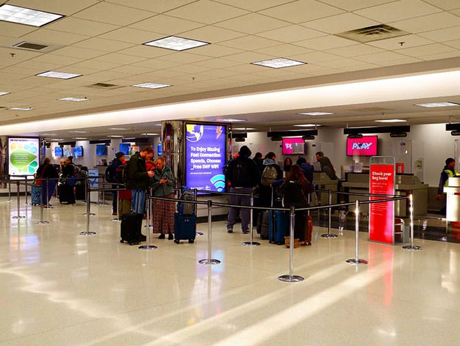 New York Stewart International Airport SWF - Avreise