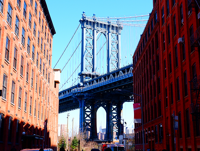 Brooklyn i New York - Washington Street i DUMBO