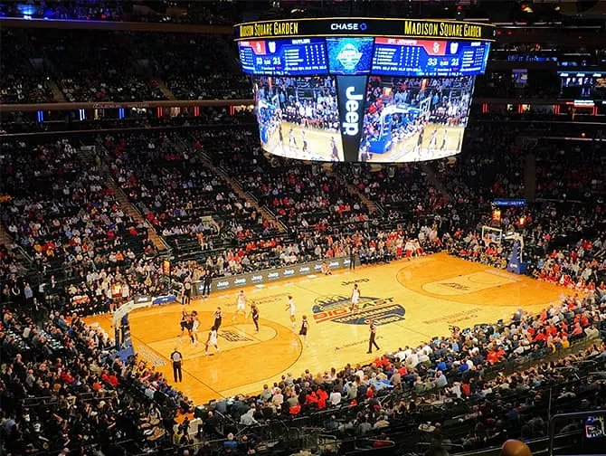 College-basketball i New York - Madison Square Garden