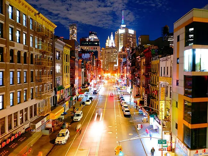 Å ta bilder i New York - Chinatown