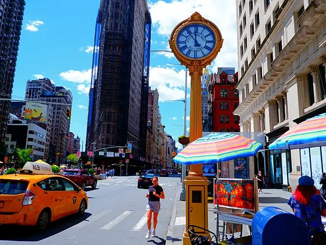 Tidsforskjellen Norge – New York - Klokke