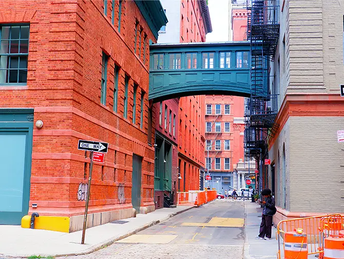 Vandreruter i New York - TriBeCa-inntrykk