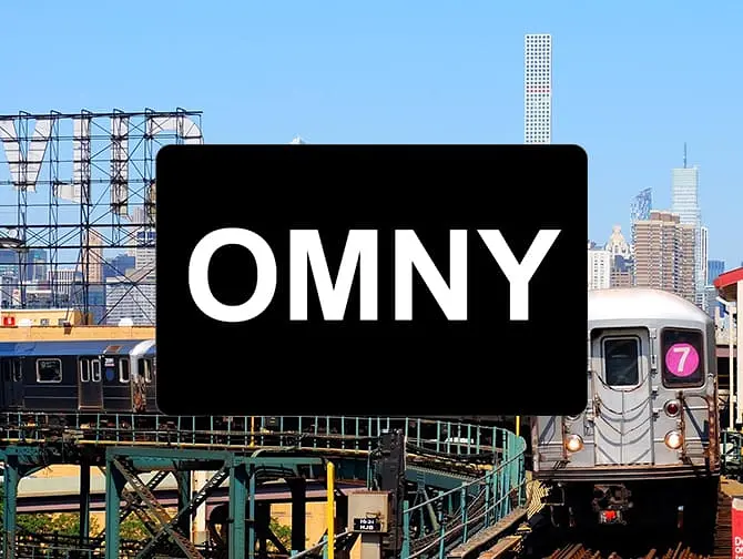 OMNY for offentlig transport i New York