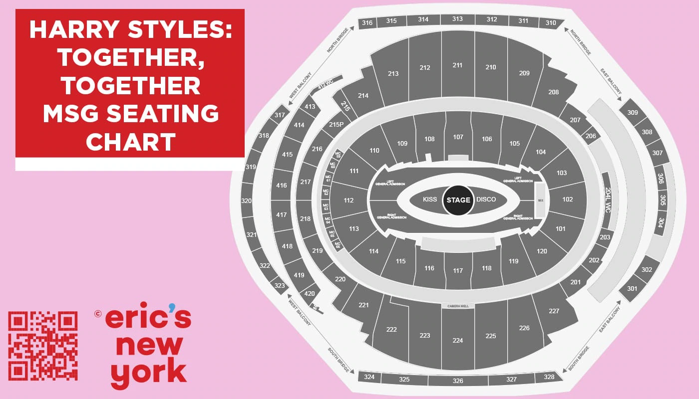 Harry Styles konsert i New York billetter - Madison Square Garden sitteoversikt