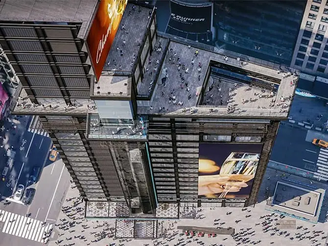 Ting å gjøre på Times Square - One Times Square Skywalk