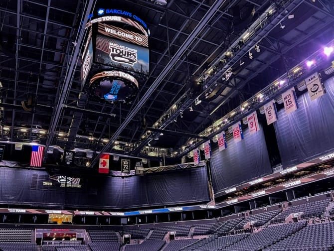 Barclays Center Tour - Guided omvisning gjennom arenaen