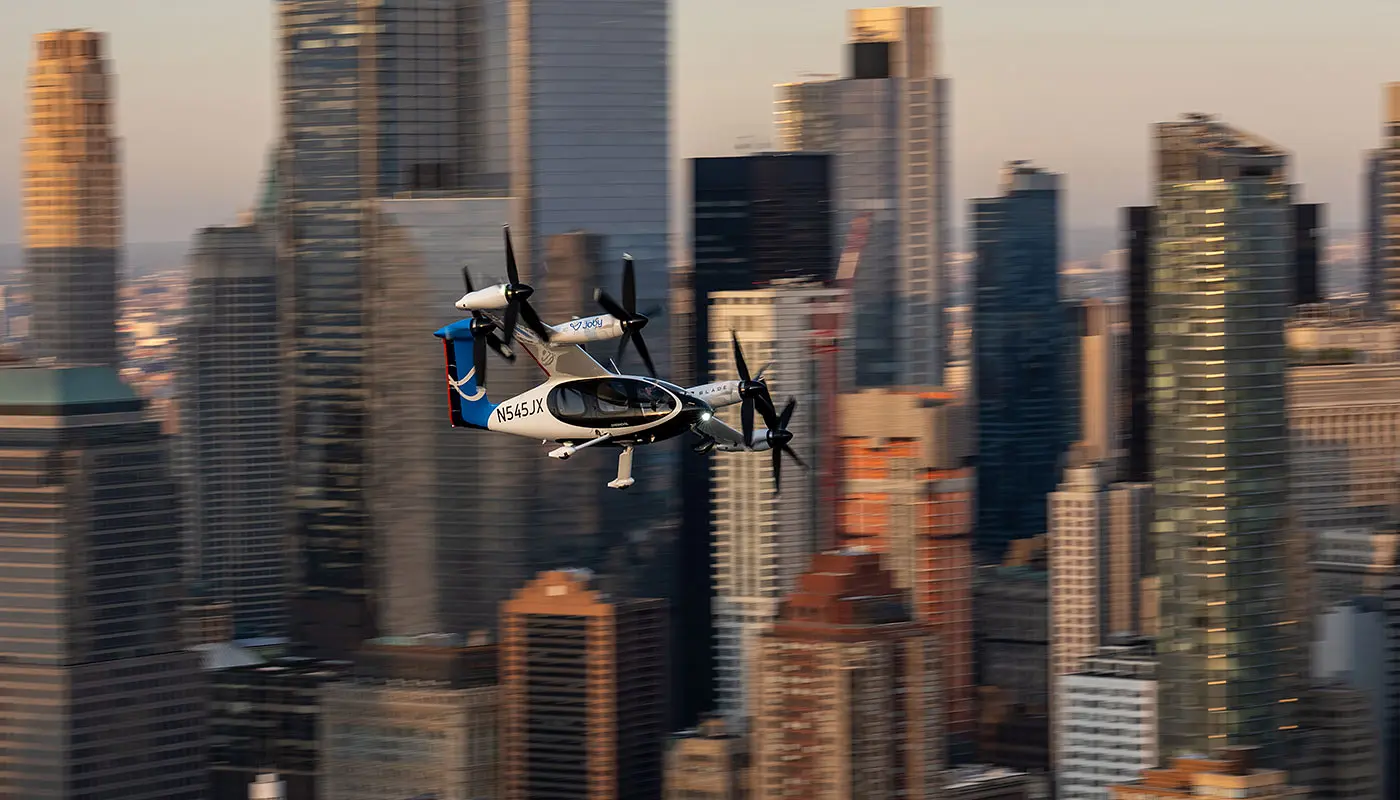 Elektrisk lufttaxi fra JFK til Manhattan - Helt elektrisk helikopter