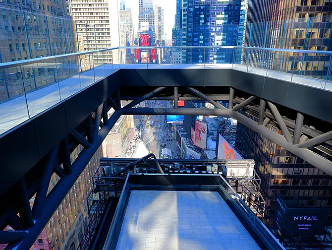 One Times Square Skywalk Tickets - Dra til One Times Square for en unik utsikt over Times Square