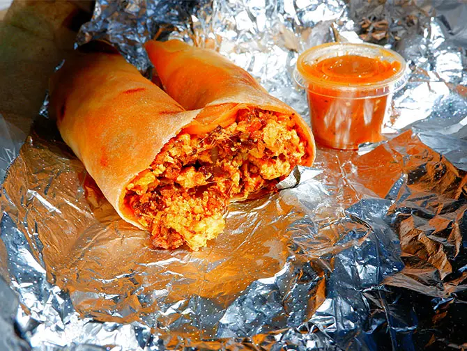 Frokost i New York - Frokostburritos hos Los Tacos No. 1