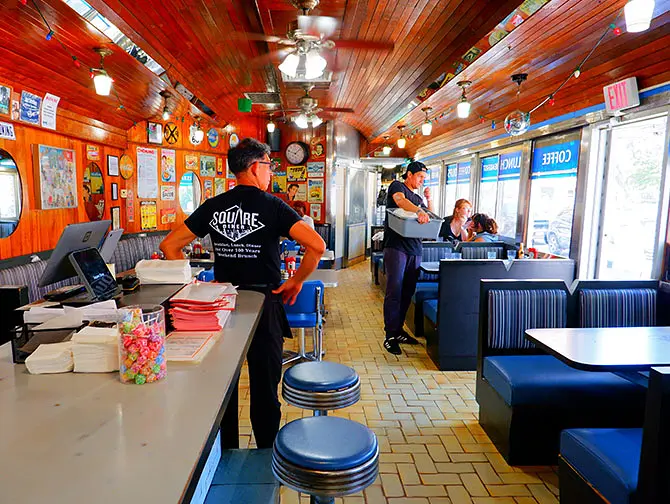 Diners i New York - Square Diner i TriBeCa