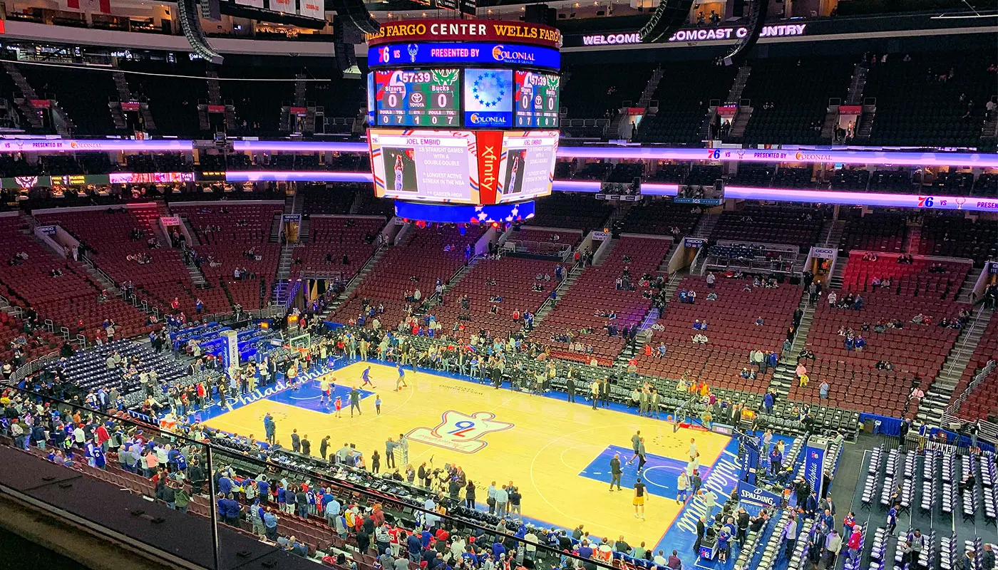 Philadelphia 76ers-billetter - Basketballbanen på Xfinity Mobile Arena