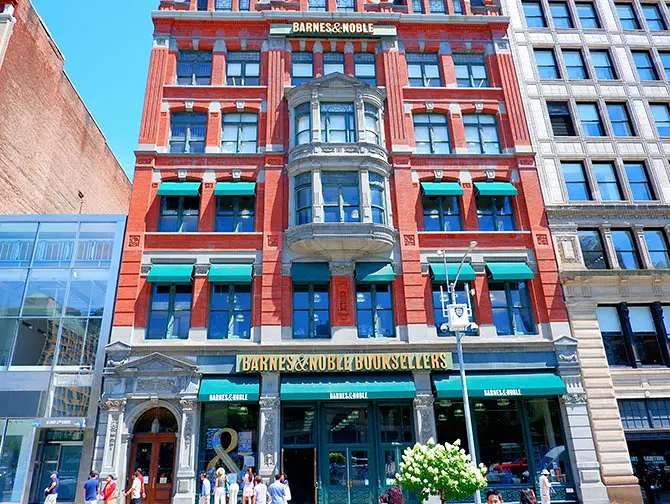 Bokhandlere i New York - Barnes and Noble
