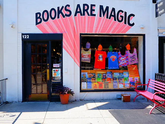 Bokhandlere i New York - Books are Magic