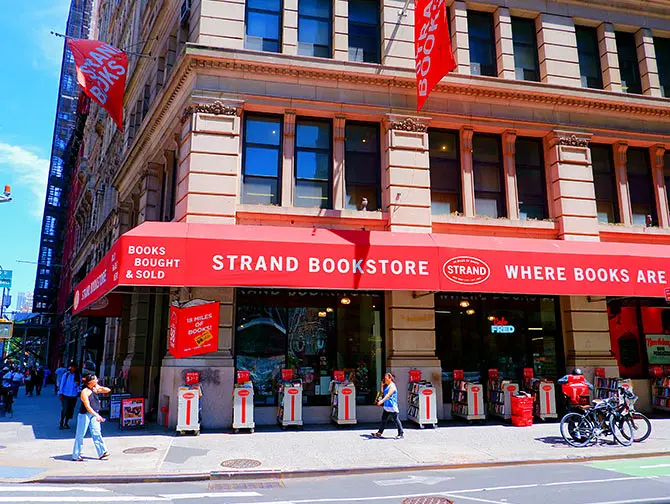 Bokhandlere i New York - The Strand Bookstore